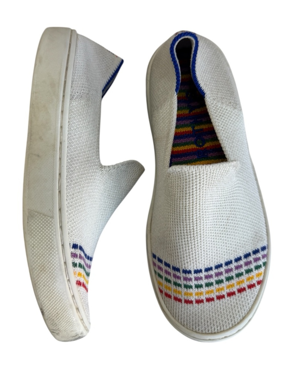 Rothy’s The Kids Sneaker Rainbow Kids Size 12
